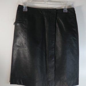 Anne Klein Leather Skirt